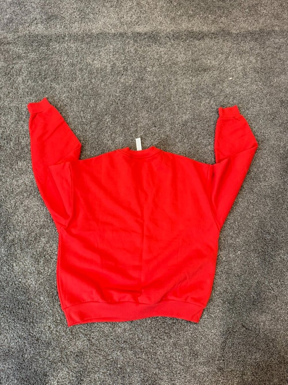 ALO Yoga Red Oversized Crewneck Sweatshirt - Picture 3 of 4